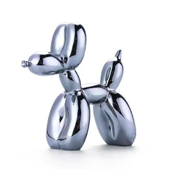 Nordic Balloon Dog Skulptur Harz Tier Ornament Kunstskulpturen und Figuren Bastel Heimdekoration Raum Schreibtisch Zubehör
