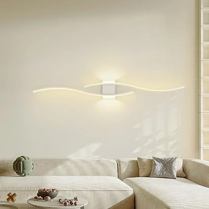 Moderne LED Wandleuchte – Dimmbare Auf- und Abwärts Wandleuchte für Schlafzimmer, Wohnzimmer und Innenräume