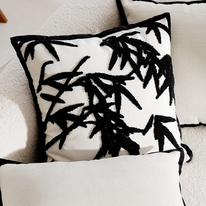 Luxuriös besticktes dekoratives Kissen mit Pferdedruck für Sofa und Wohnzimmer