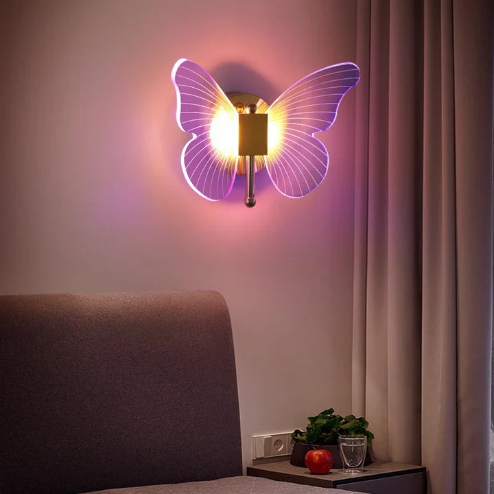 Schmetterling LED Wandleuchte: Fügen Sie Ihrem Raum farbenfrohe Eleganz hinzu