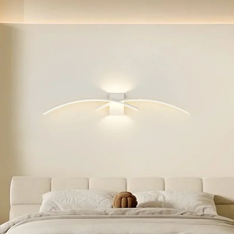 Moderne LED Wandleuchte – Dimmbare Auf- und Abwärts Wandleuchte für Schlafzimmer, Wohnzimmer und Innenräume