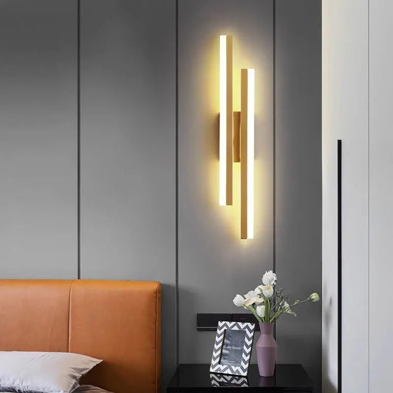 Moderne LED Wandleuchte – Stilvolle Wandleuchte für Wohnzimmer, Treppen, Schlafzimmer und Flur Innenbeleuchtung