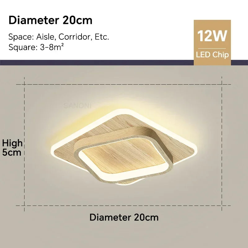 Moderne LED Flur Deckenleuchte Kronleuchter - Innenbeleuchtung für Flur, Treppen, Foyer, Balkon, Schlafzimmer, Badezimmer
