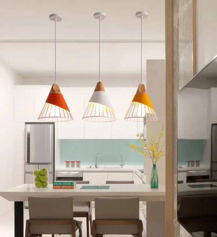 Nordic Moderner Kronleuchter – Kreative LED-Pendelleuchte für Restaurant, Esstisch und Wohnkultur