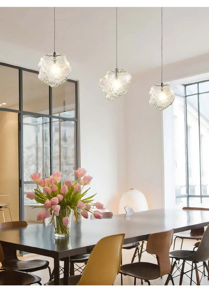 Nordic Glas Pendelleuchte – Moderne LED Lichtquelle für Esstisch, Bar und Eingangsbereich