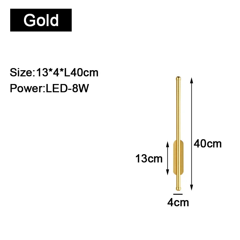 Gold Black Innen LED Wandlampen: Stilvolle Beleuchtung für Ihren Raum