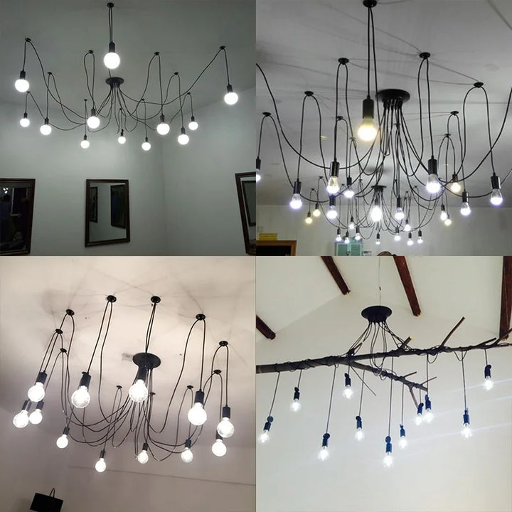 DIY Pendelleuchten: Modernes Retro-Kronleuchter für stilvolle Wohnkultur