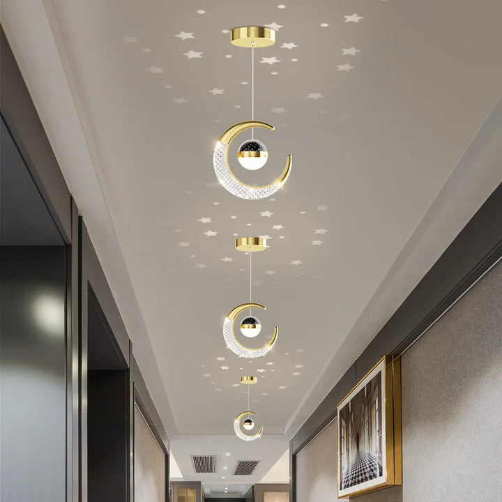 Home Decor Flur Gang Deckenleuchte - Sternenatmosphäre LED Deckenpendelleuchte