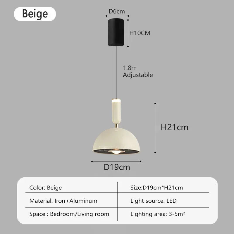 Nordic Hebbare LED Pendelleuchte – Moderne Eisen-Hängelampe für Schlafzimmer, Wohnzimmer, Arbeitszimmer und Bar (Einstellbare Höhe, Warmlicht)