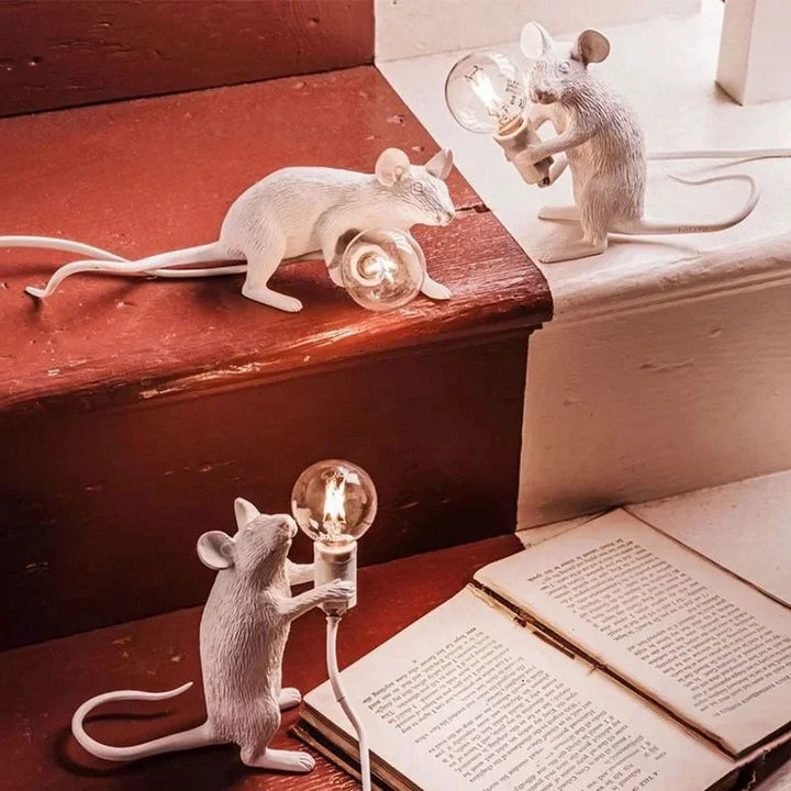 Moderne USB-Mauslampe LED Nachtlicht – Kreative Tierform Nachttischlampe für Wohnkultur, Schlafzimmer und Desktop-Beleuchtung