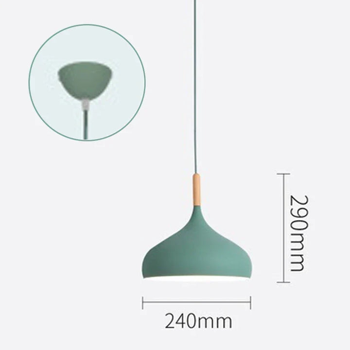 LED Eisen Kronleuchter Pendelleuchte - Vintage Hängelampe