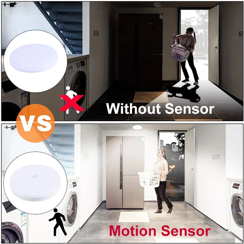 LED PIR Bewegungsmelder Deckenlampe - Moderne Lichtinstallationen für Schlafzimmer, Wohnzimmer, Treppenbeleuchtung