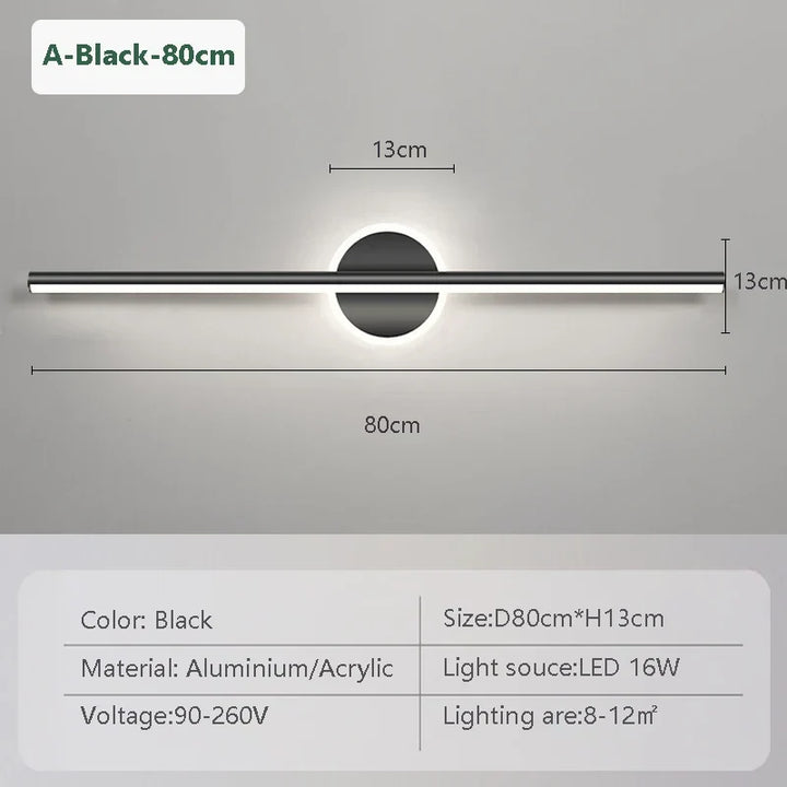 LED-Wandleuchte LineaLux Modernes Spiegel- und Wandlicht