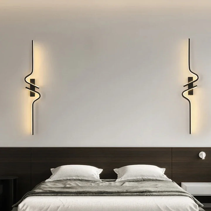 Moderne Minimalistische Streifen Led Wandlampe Schlafzimmerlichter Für Nachttisch Wand Sconces Led Licht Wohnzimmer TV Sofa Hintergrund Wandlampe