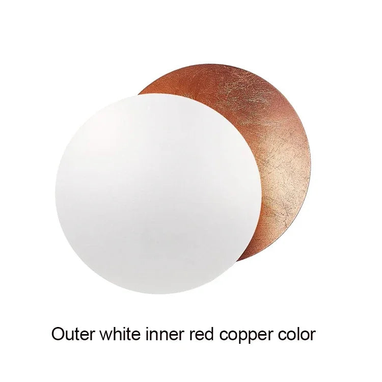Moderne Eclipse Wandleuchte – Runde LED-Wandleuchte für Schlafzimmer, Flur, Korridor und Wohnzimmer