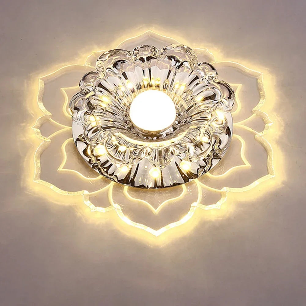 Moderne LED-Deckenleuchte Kristall-Deckenlampe - Schlafzimmer-Kronleuchter Innenbeleuchtung für Wohnzimmer Wohnkultur LED-Kronleuchter