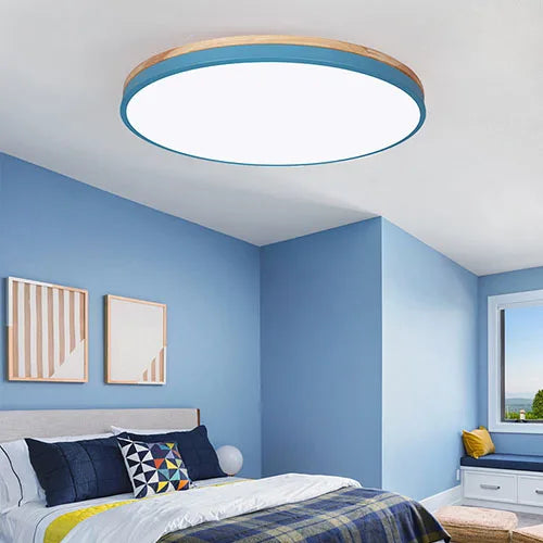 Moderne LED-Deckenleuchte – 27W Aufbaumontage mit warmen, kalten und natürlichen Lichtoptionen für Wohnzimmer, Schlafzimmer und Küche