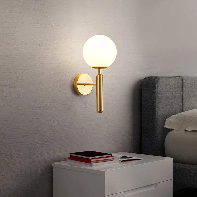 Moderne LED-Wandleuchte – Innenwandleuchte für Hotel, Badezimmer, Schlafzimmer, Wohnzimmer, Flur & Gang, E27 Tri-Color einstellbar, AC betrieben