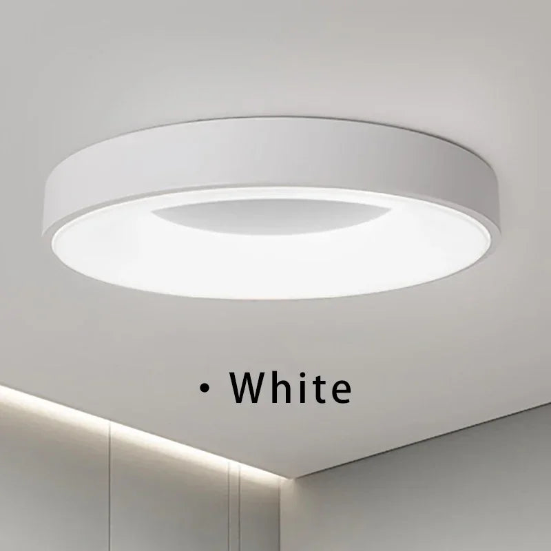 Moderne Macaron LED Deckenleuchte – Verstellbares kreisförmiges Design mit Fernbedienung und Dimmung für Schlafzimmer, Wohnzimmer und Flur
