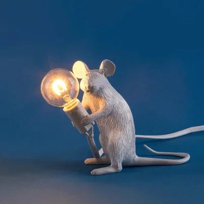 Moderne USB-Mauslampe LED Nachtlicht – Kreative Tierform Nachttischlampe für Wohnkultur, Schlafzimmer und Desktop-Beleuchtung