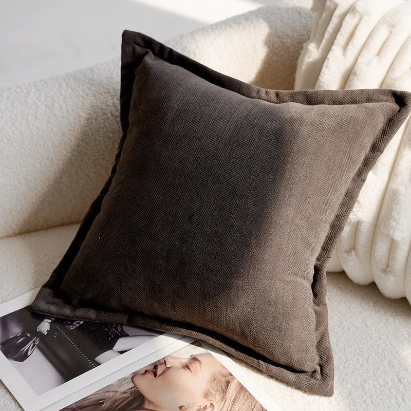 Luxuriös besticktes dekoratives Kissen mit Pferdedruck für Sofa und Wohnzimmer