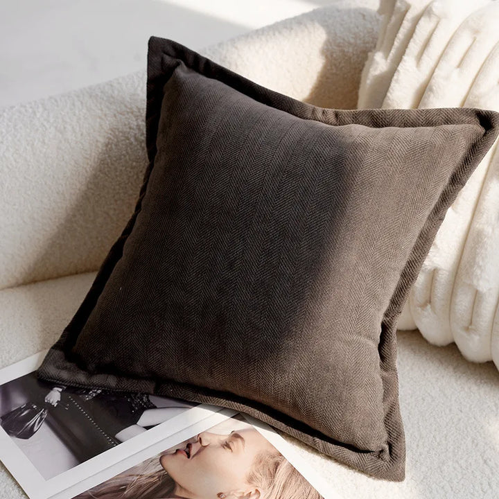 Luxuriös besticktes dekoratives Kissen mit Pferdedruck für Sofa und Wohnzimmer