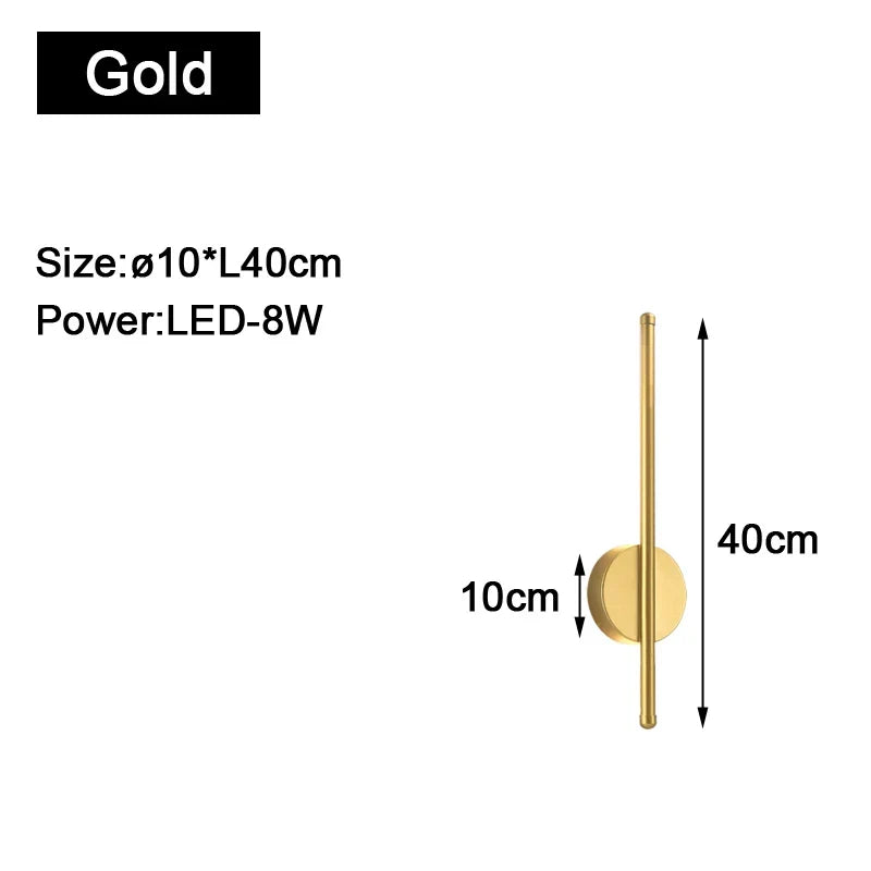 Gold Black Innen LED Wandlampen: Stilvolle Beleuchtung für Ihren Raum
