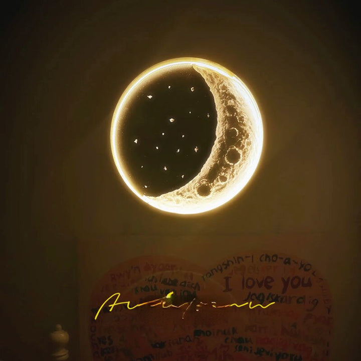 DIY schwebende Mond Nachtlampe