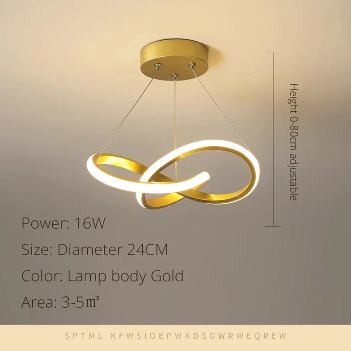 Moderne LED Pendelleuchte Kronleuchter - Elegante Hängelampe für vielseitige Räume