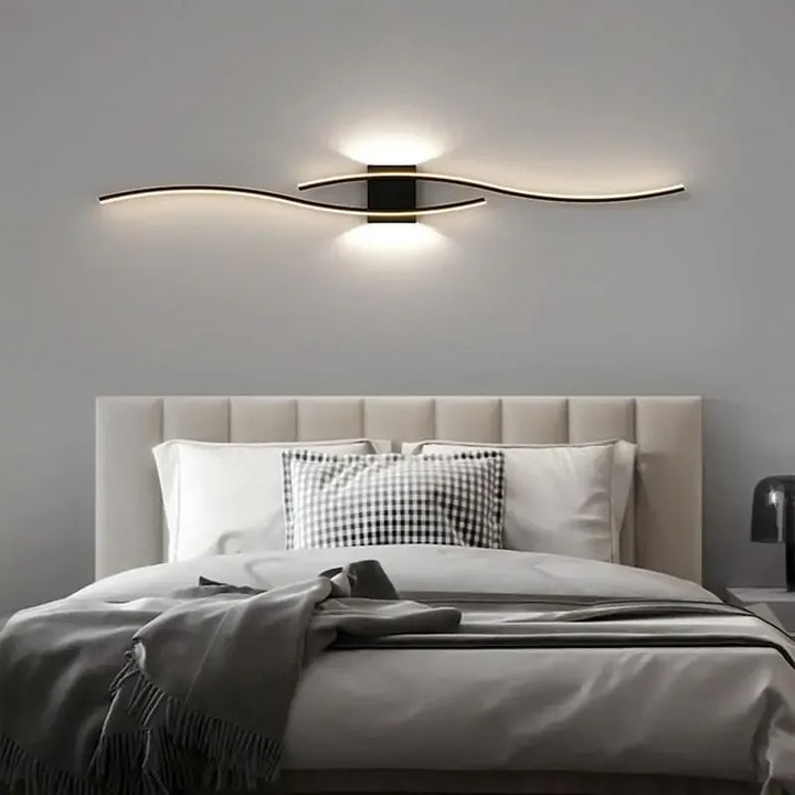 Moderne LED-Wandlampe – Wandleuchte für Wohnzimmer, Schlafzimmer und Flur – Stilvolle Innenraum-Beleuchtungseinheit
