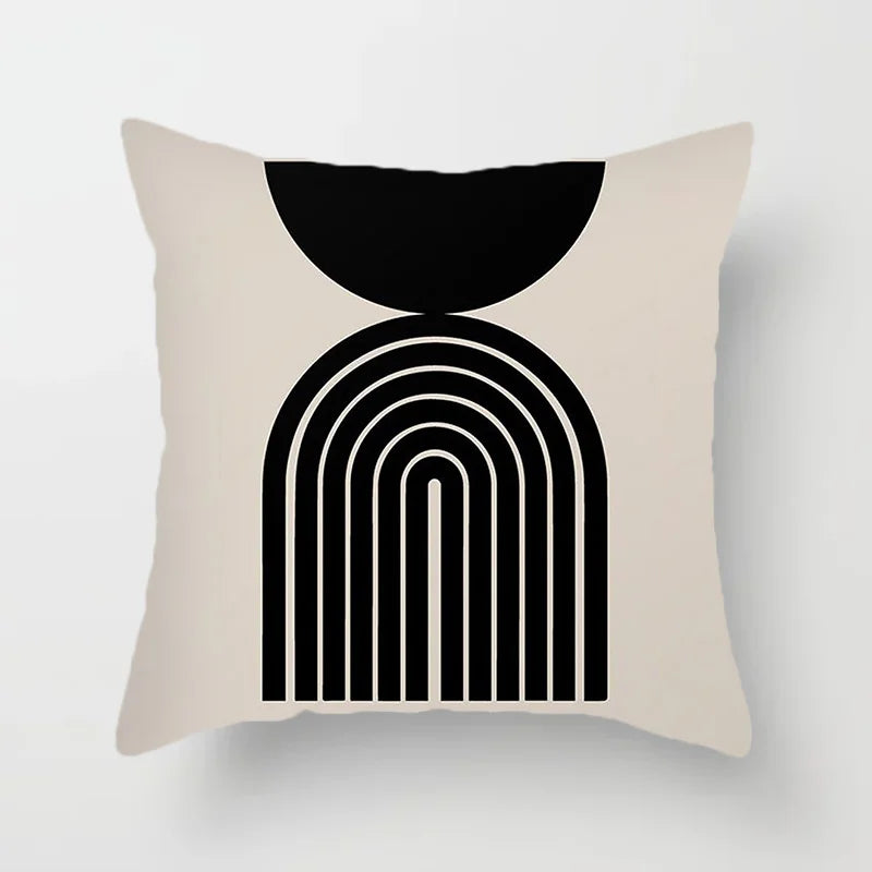 Moderne Kunst Abstraktes Muster Dekokissenbezüge Kreative Linien Sofa Stuhl Kissenbezüge Wurfkissenbezug Wohn- und Büroschmuck