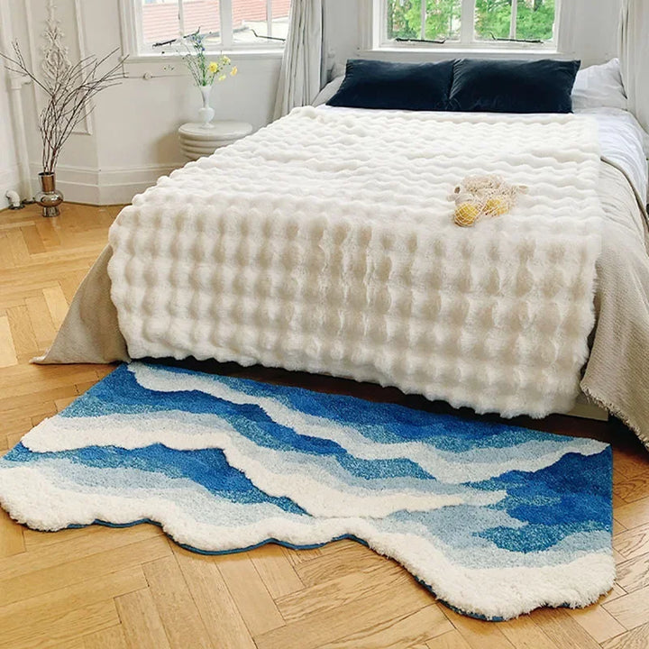 Weicher Surf-Anti-Rutsch-Plüsch-Wellen-Teppich