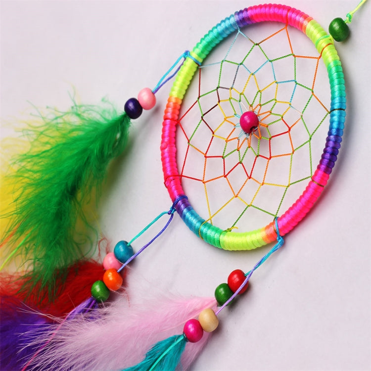 Einfache kreative Wohnaccessoires Traumfänger Autoanhänger (Weiß)