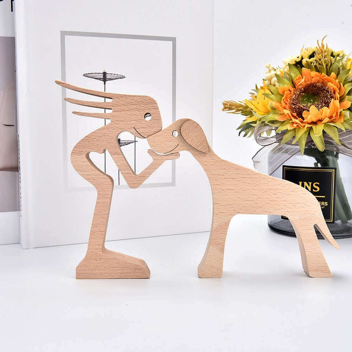 Dänische Holztiere Ornamente