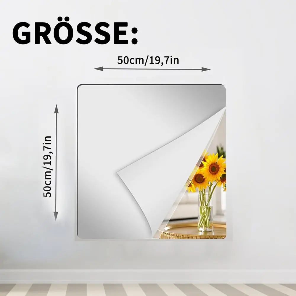 Ultra-flexible bruchsicherer Spiegel