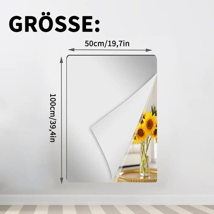 Ultra-flexible bruchsicherer Spiegel