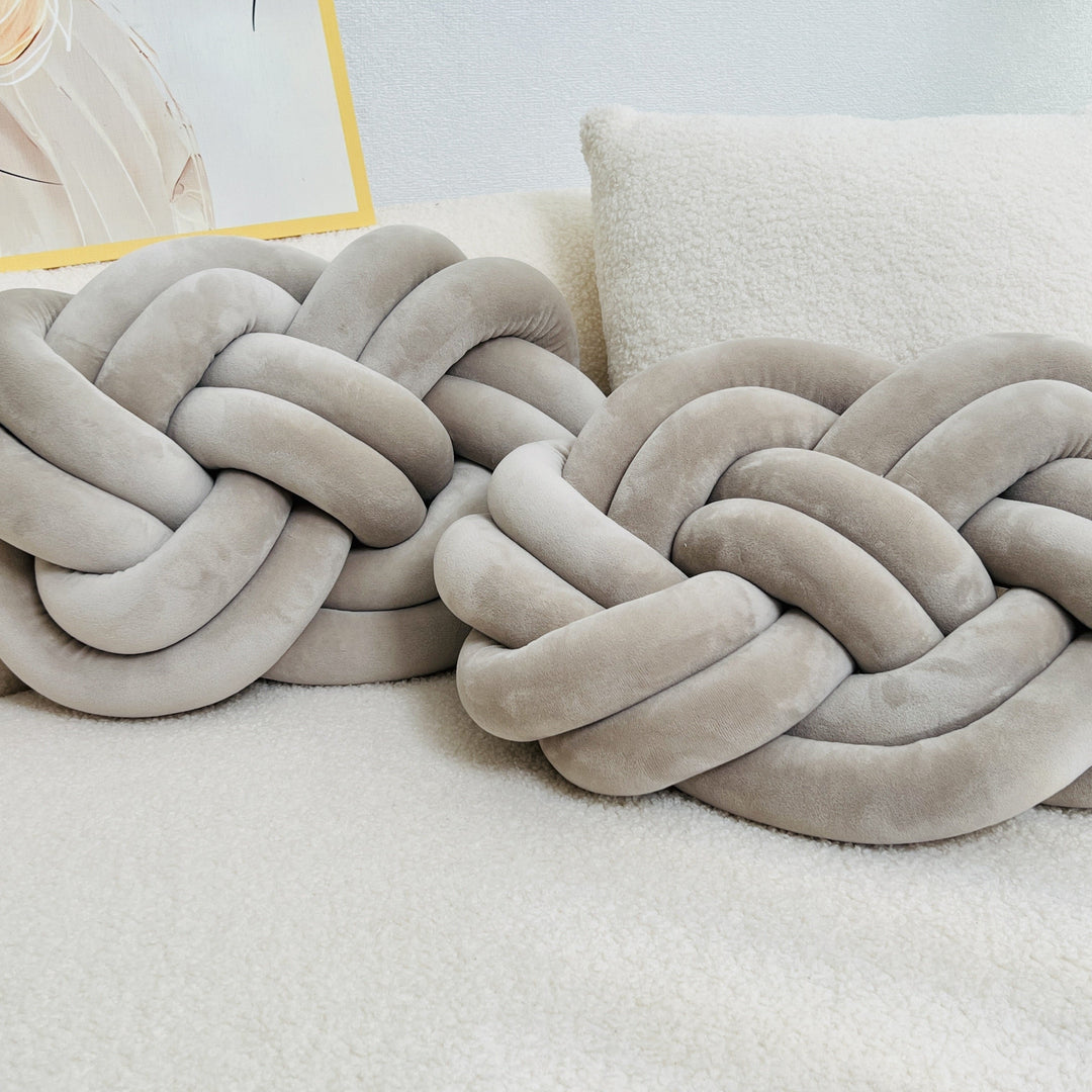 Kissen - Luxuriös weiche Kissen mit Knopfdesign