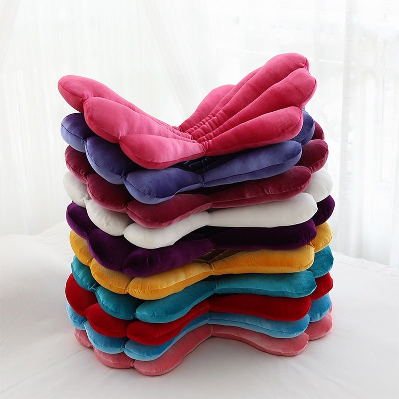 Chic Samt Muschelkissen - Luxuriöses und Stilvolles Kissen für das Wohnzimmer, Schlafzimmer