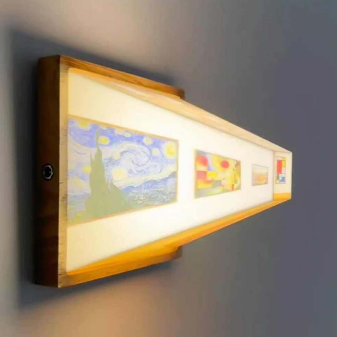 3D Illusion Nachtlicht Galerie Nachttisch Bild Stil Kreativ Modern Simulieren Sonnenlicht Zeichnung Nachtlicht Geschenk