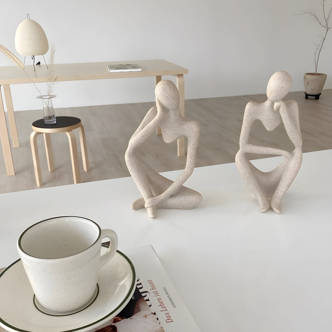 Abstrakter Denker Skulptur Wohnkultur