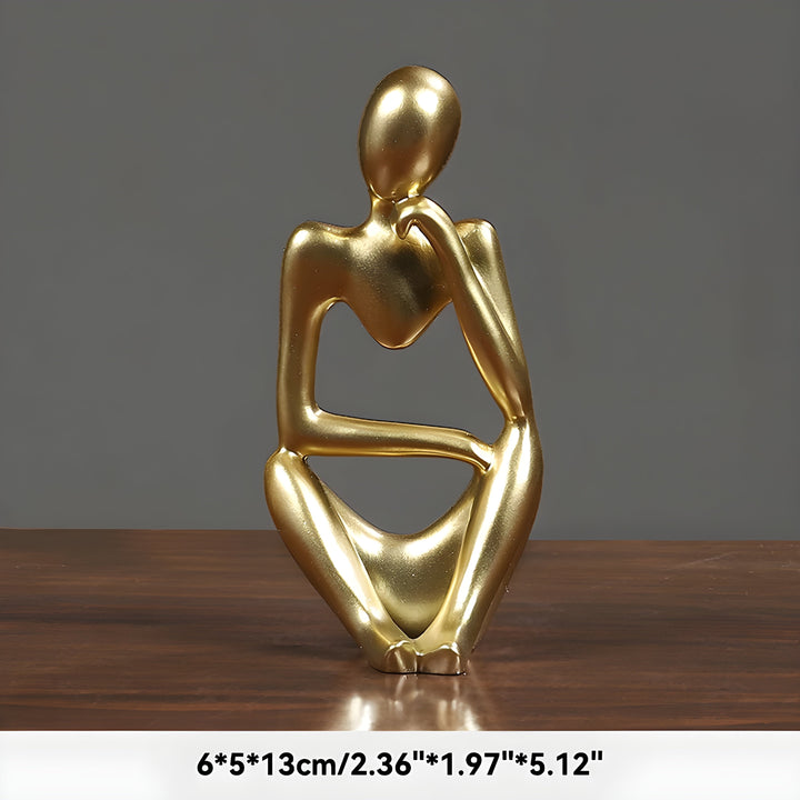 Abstrakter Denker Skulptur Wohnkultur