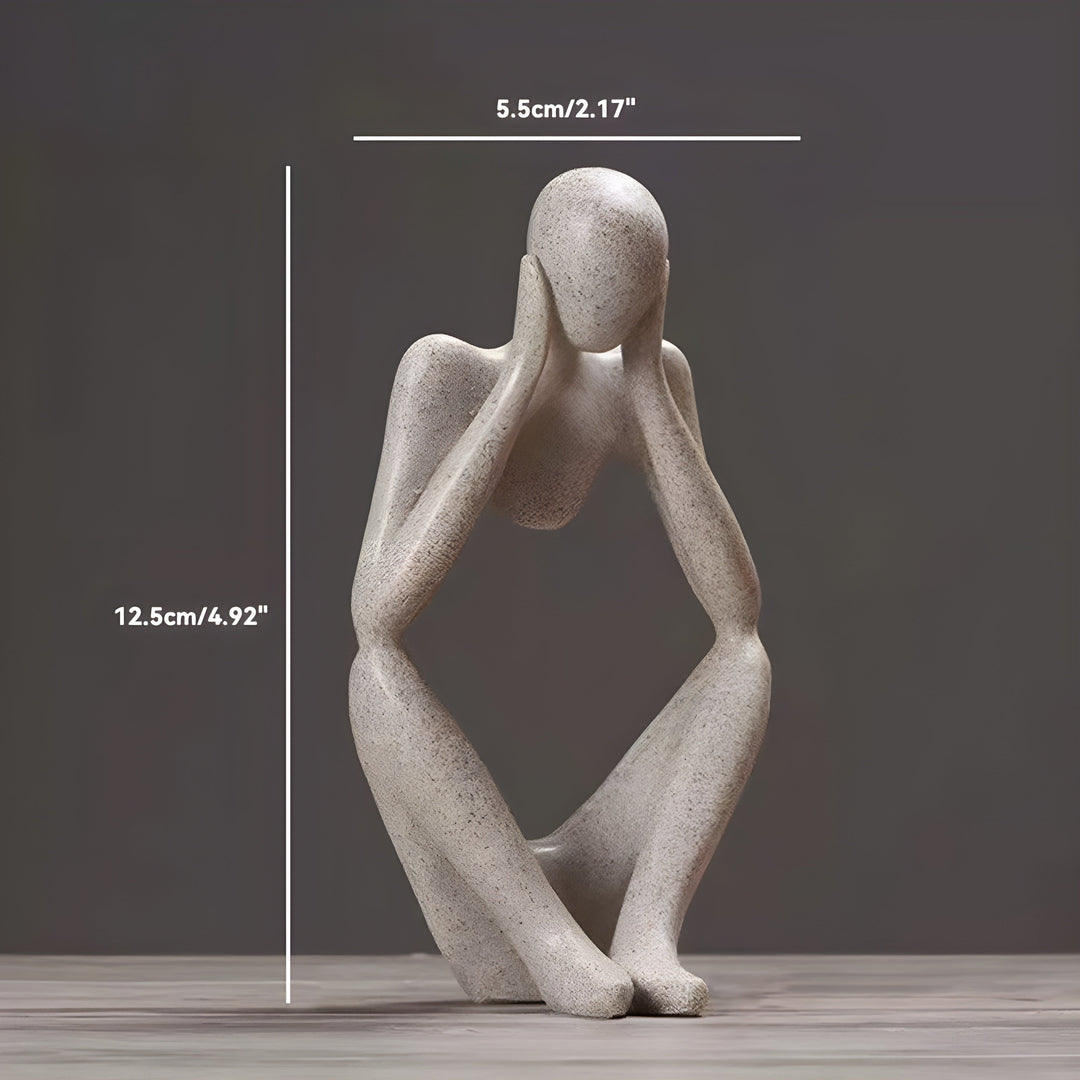 Abstrakter Denker Skulptur Wohnkultur