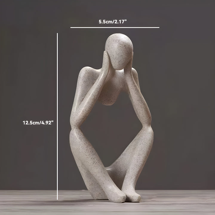 Abstrakter Denker Skulptur Wohnkultur