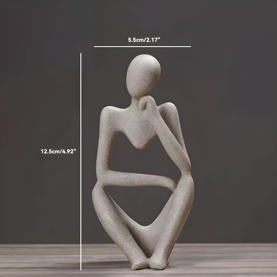 Abstrakter Denker Skulptur Wohnkultur