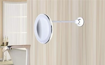 10X LED-Spiegel auf Saugnapf