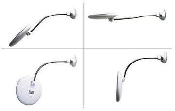 10X LED-Spiegel auf Saugnapf