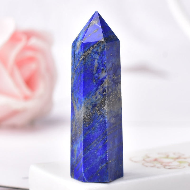 Lapis Lazuli Weisheit und Schutzstab