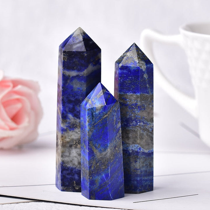 Lapis Lazuli Weisheit und Schutzstab