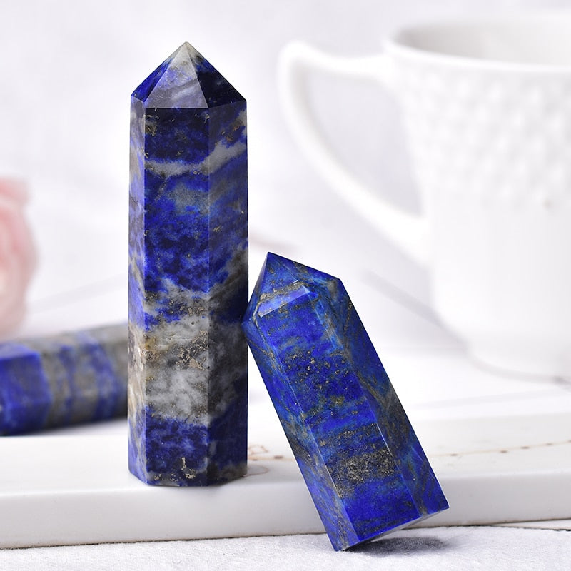 Lapis Lazuli Weisheit und Schutzstab