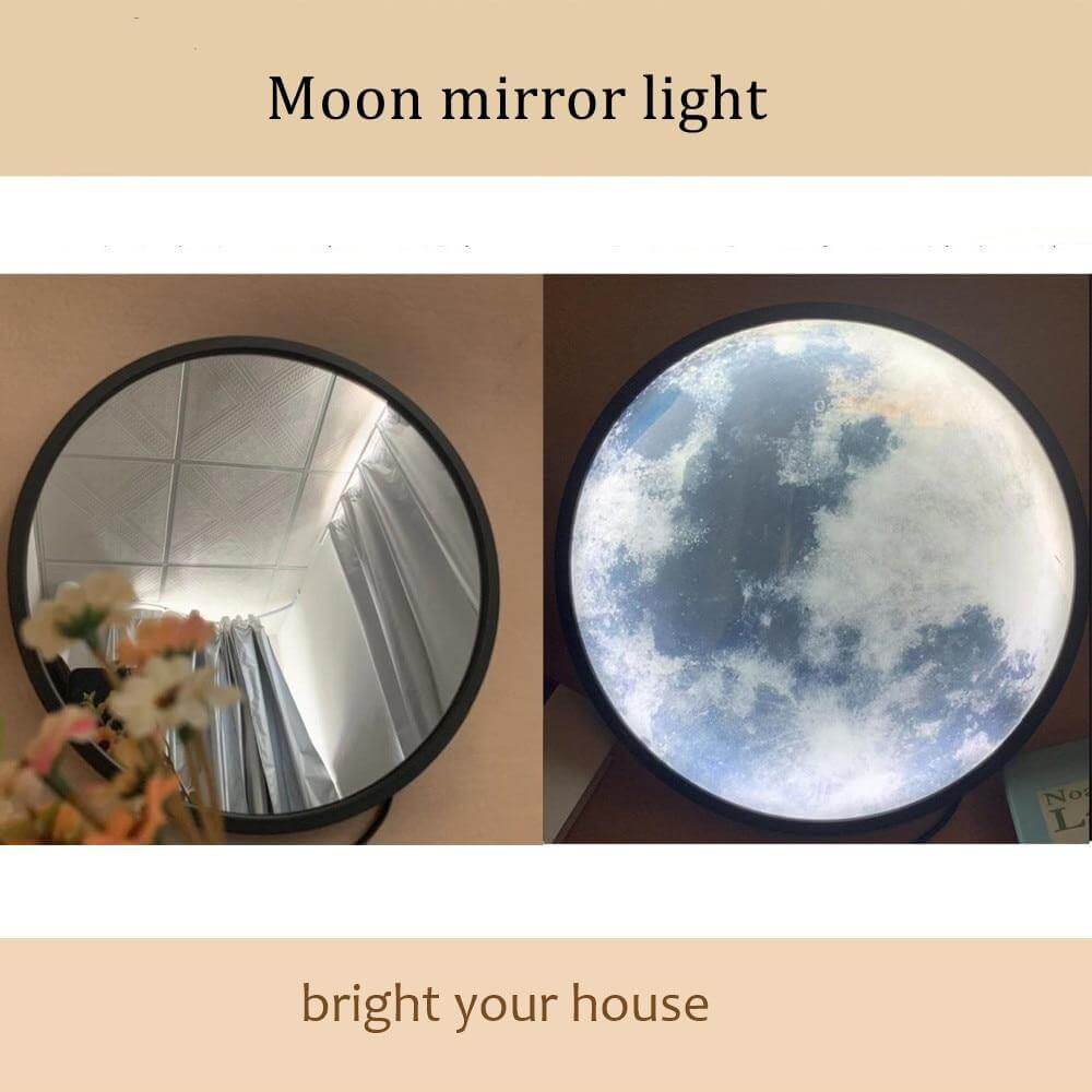Smart Modern Moon Mirror Wandlampe